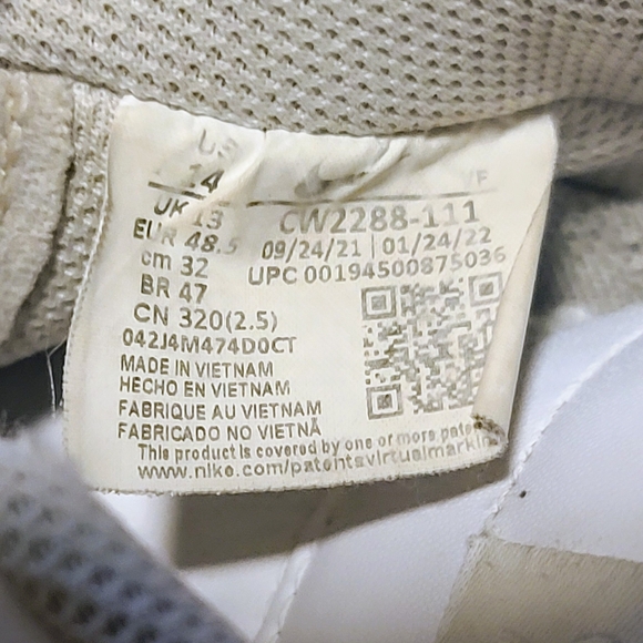 Nike Air Force 1 Low Men's Tennis Shoes Size 14 - Picture 9 of 9